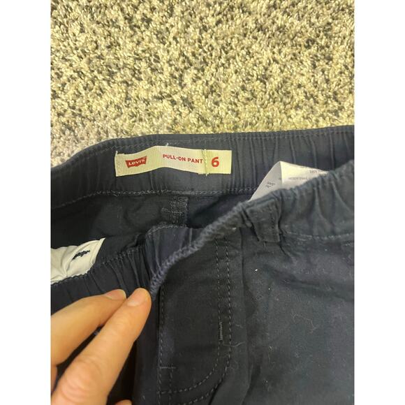 🌟3 for $35🌟 Levi’s Girls Pull-On Pants, Navy Sz 8, School Uniform Dress Code NEW - Picture 10 of 11